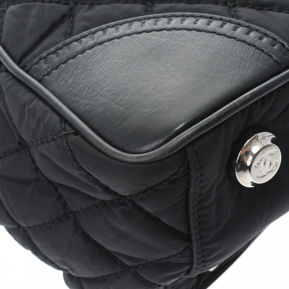 Chanel Paris New York Line Black/Silver Hardware Nylon Tote Bag - Picture 6 of 13